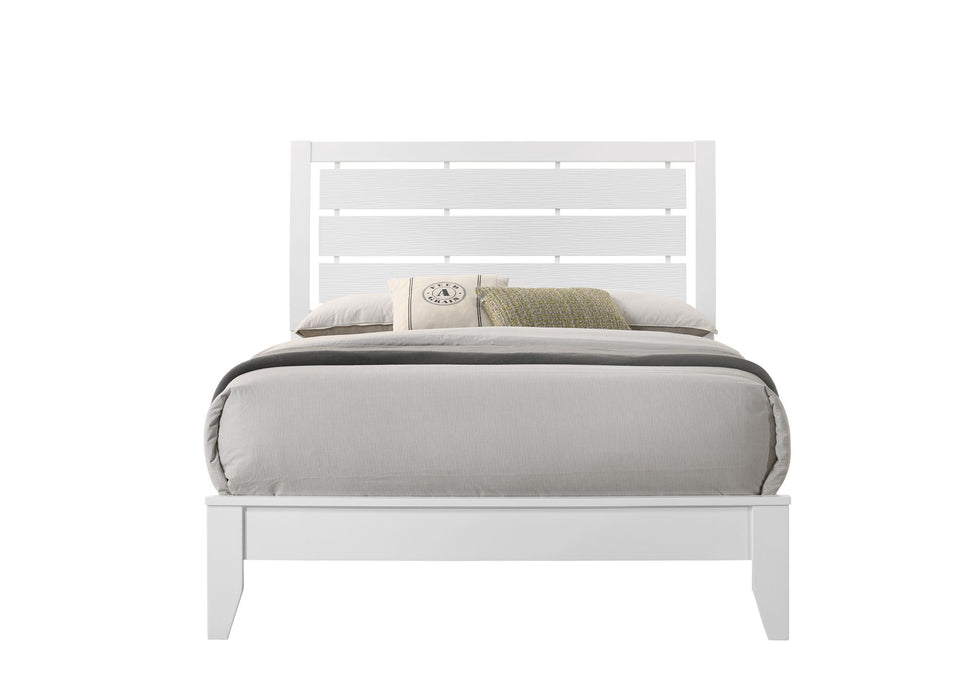 Evan - Full 5 Piece Bedroom Set - White
