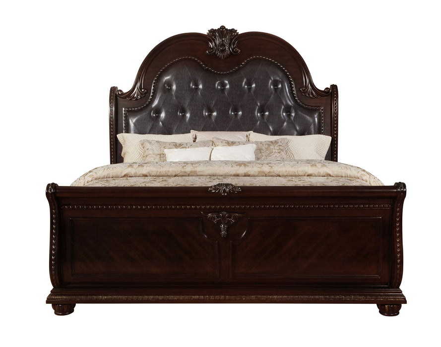 Stanley - King 4 Piece Bedroom Set - Cherry