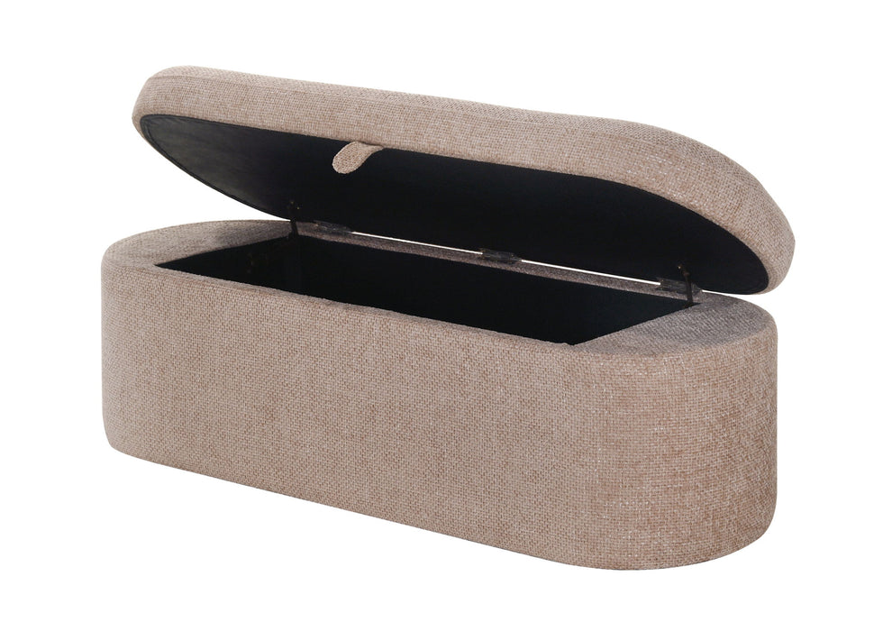 Philipa - Storage Bench - Mauve Tweed