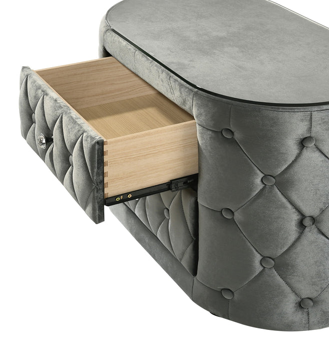 Voltare - Nightstand - Gray