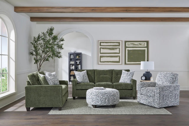 Stationary Sofa & Loveseat 7103