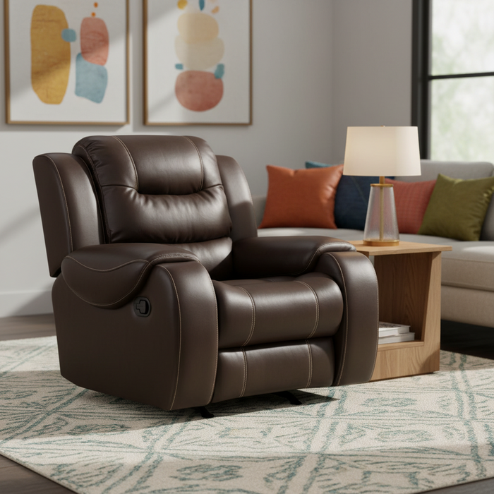 Jamestown Umber Rocker Recliner Chair by Corinthian