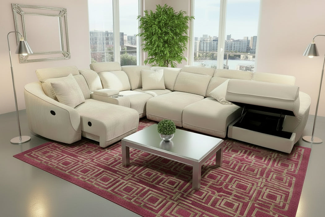 Power Reclining Storage Sectional 7171