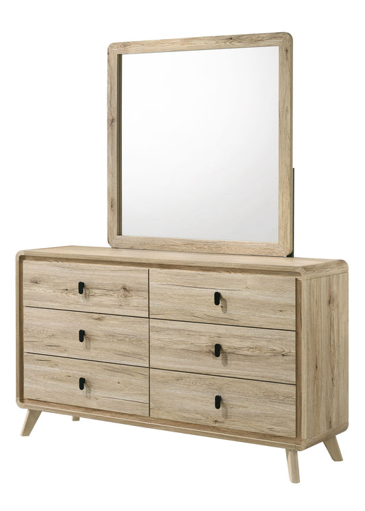 Dawson - Dresser And Mirror - Light Brown