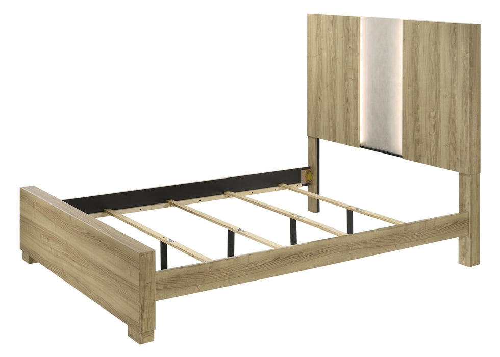 Rangley - King 4 Piece Bedroom Set - Driftwood