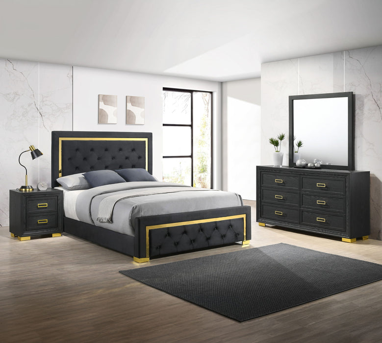Pepe - King 4 Piece Bedroom Set - Black