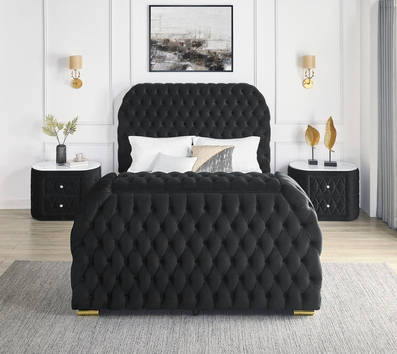 Natalia - Queen Bed - Black