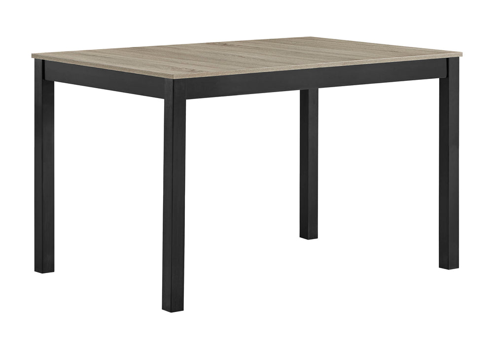 Forana - 5 Piece Dining Room Set - Light Brown / Black