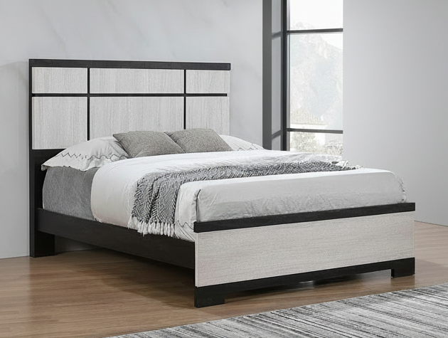 Remington Bed in Ebony and Gray or Chalk