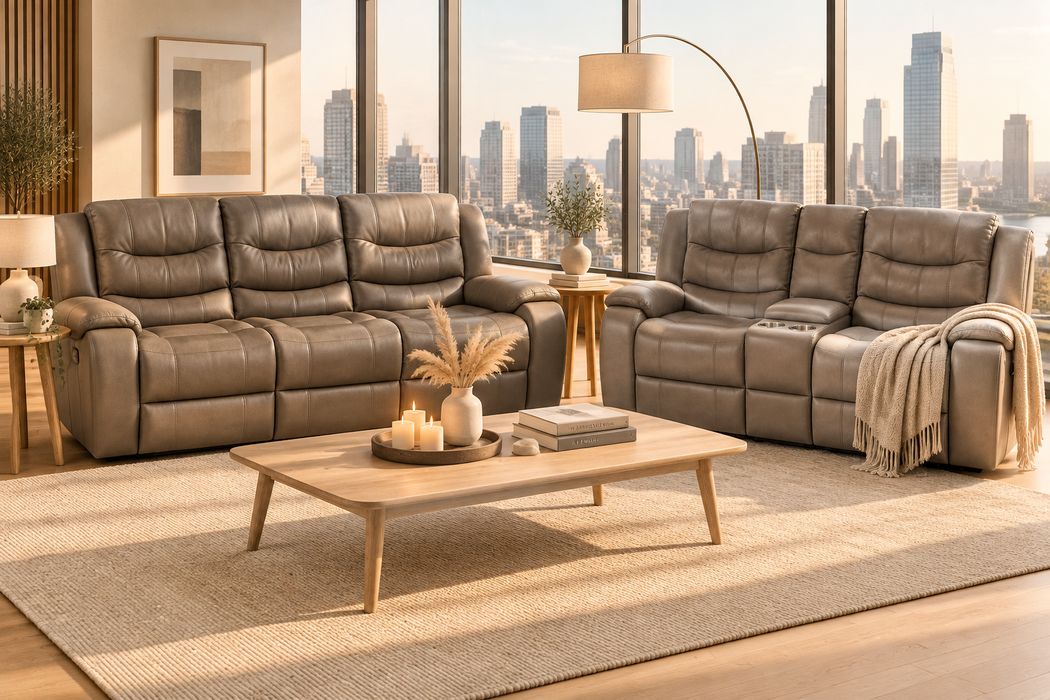 Reclining Sofa & Loveseat Set 7714