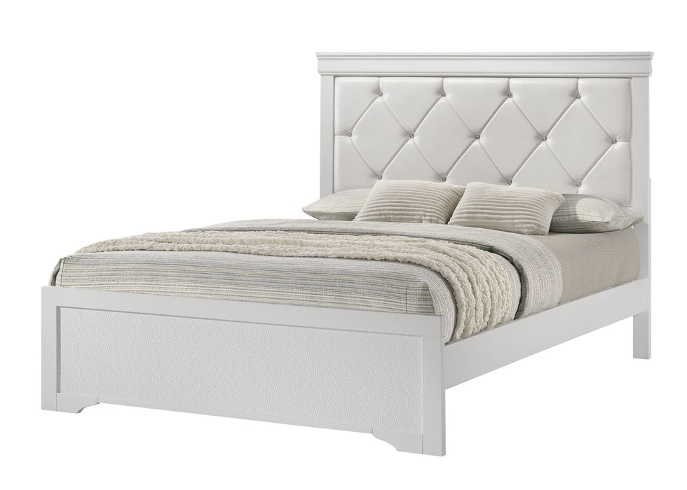 Amalia - Twin 5 Piece Bedroom Set - White