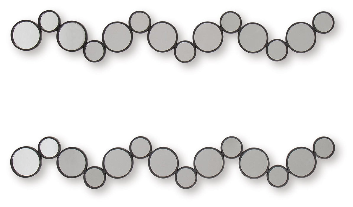 Vinler - Accent Mirror Set (Set of 2) - Black