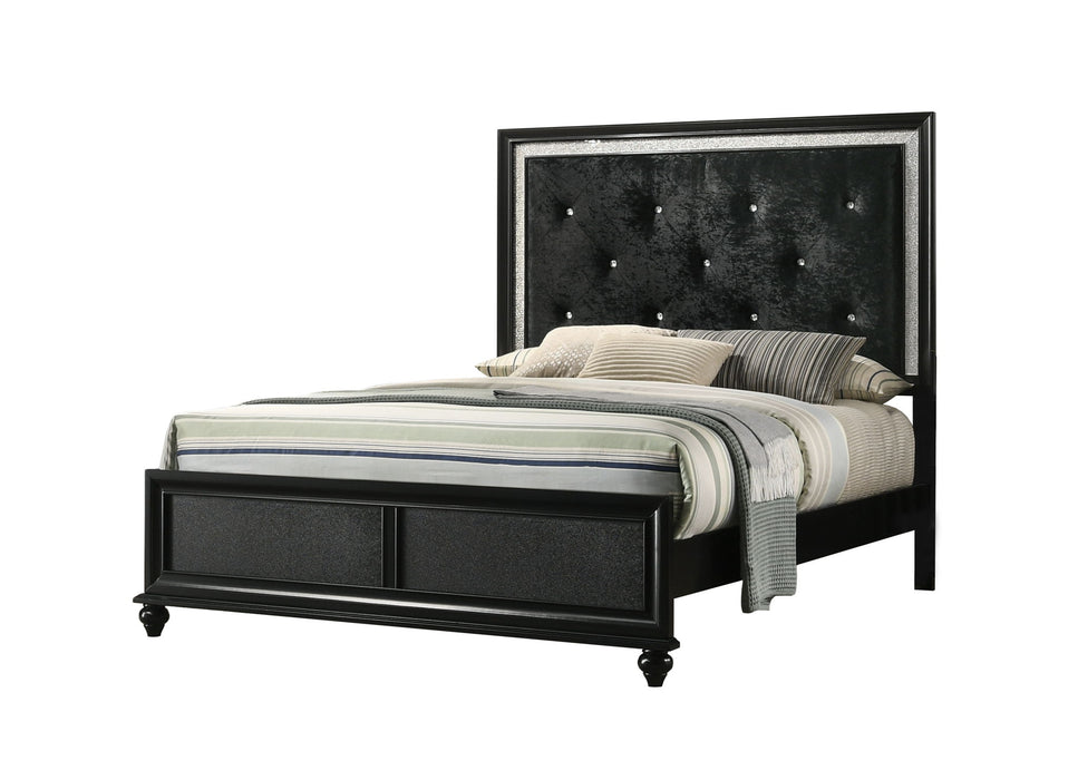 Lila - Full 5 Piece Bedroom Set - Black