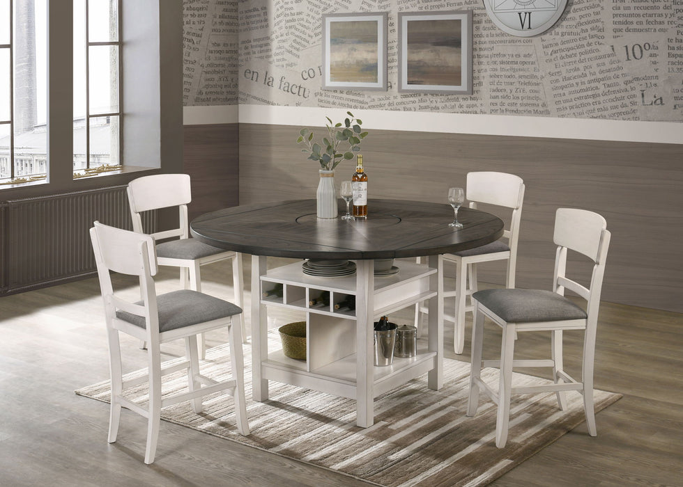 Conner - 5 Piece Dining Room Set - Gray