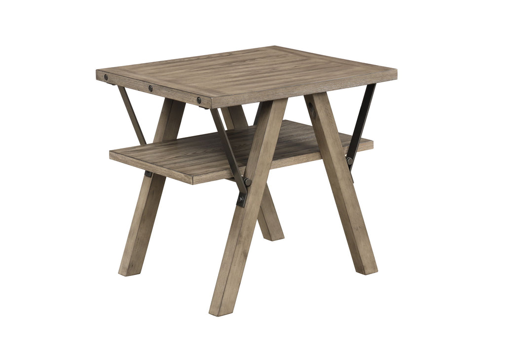 Harlocke - End Table - Gray