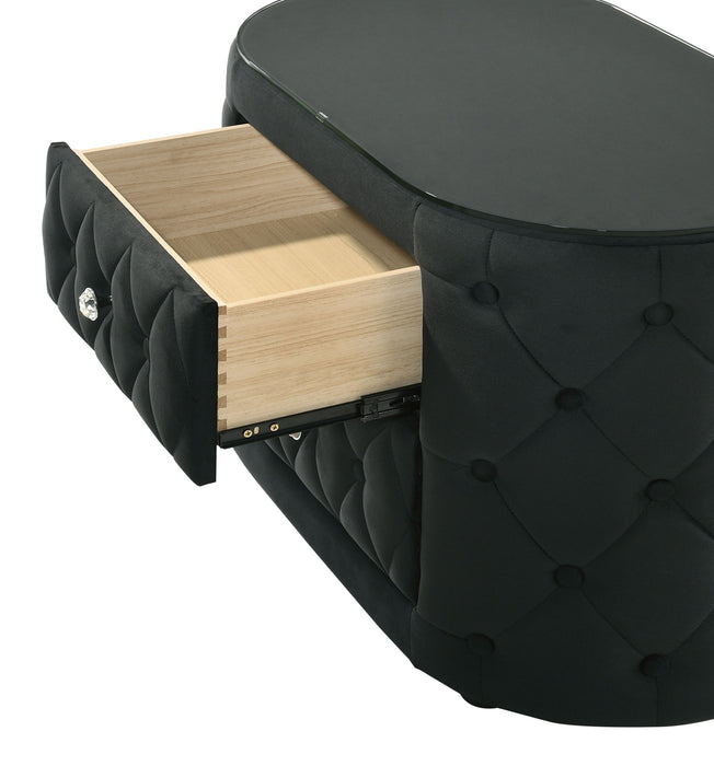 Voltare - Nightstand - Black