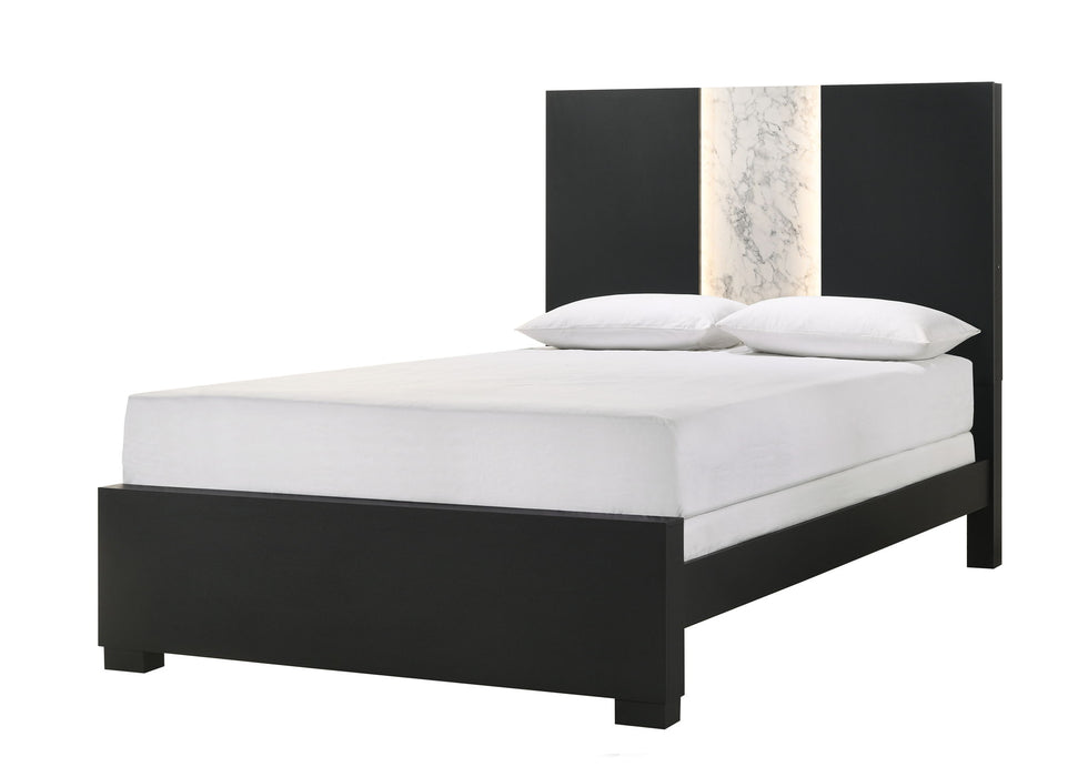 Rangley - King 4 Piece Bedroom Set - Black