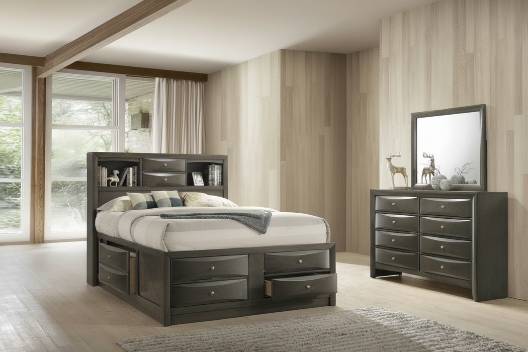 Emily Driftwood Gray Captains Storage Suites