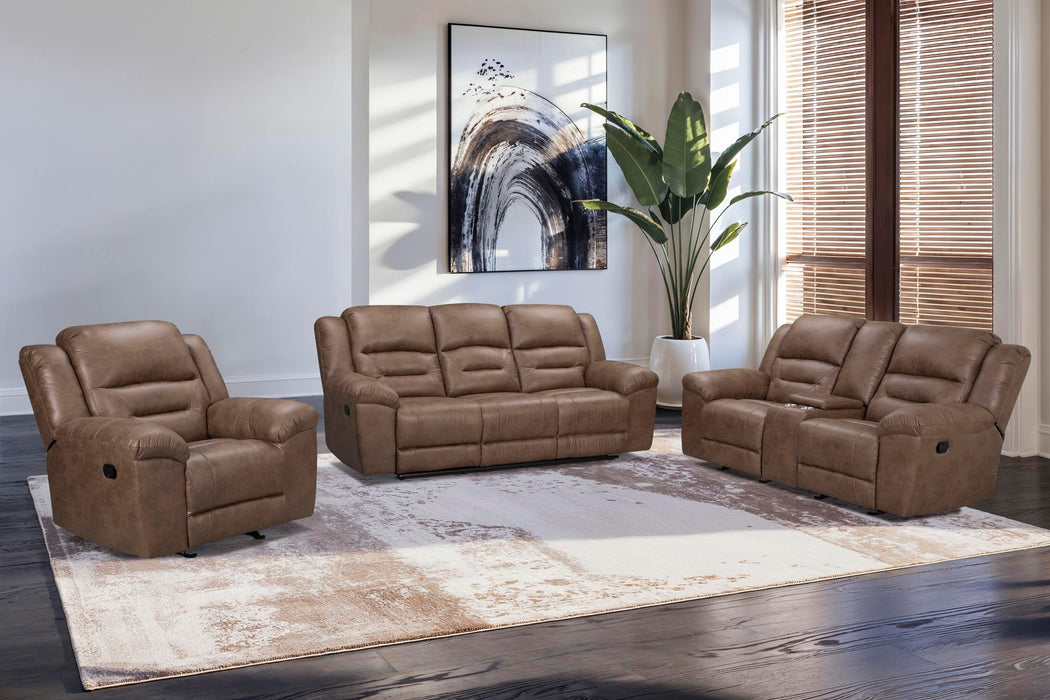 Badlands Saddle Manual Reclining Living Room Set