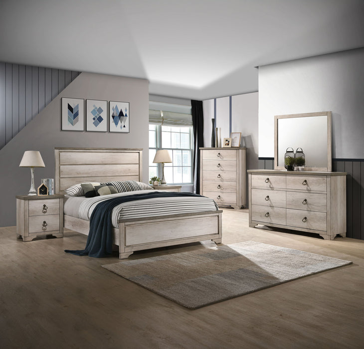 Patterson - Full 5 Piece Bedroom Set - Beige
