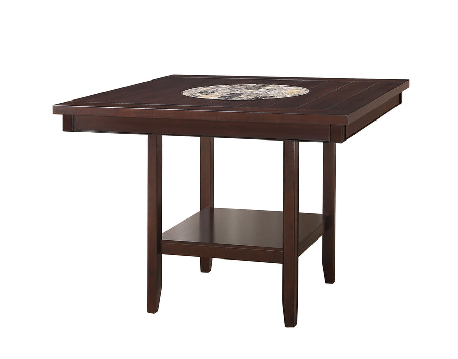Fulton - Counter Height Table - Dark Brown