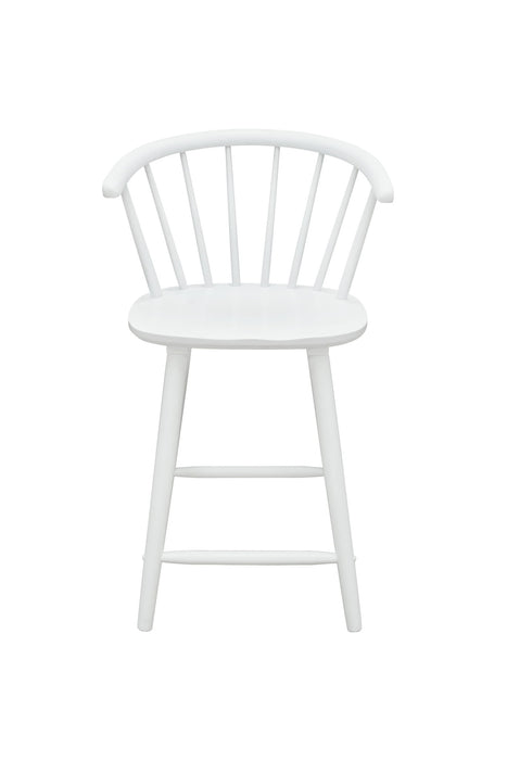 Janna - Counter Height Stool (Set of 2) - White