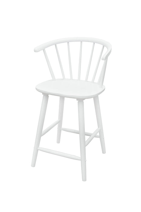 Janna - Counter Height Stool (Set of 2) - White
