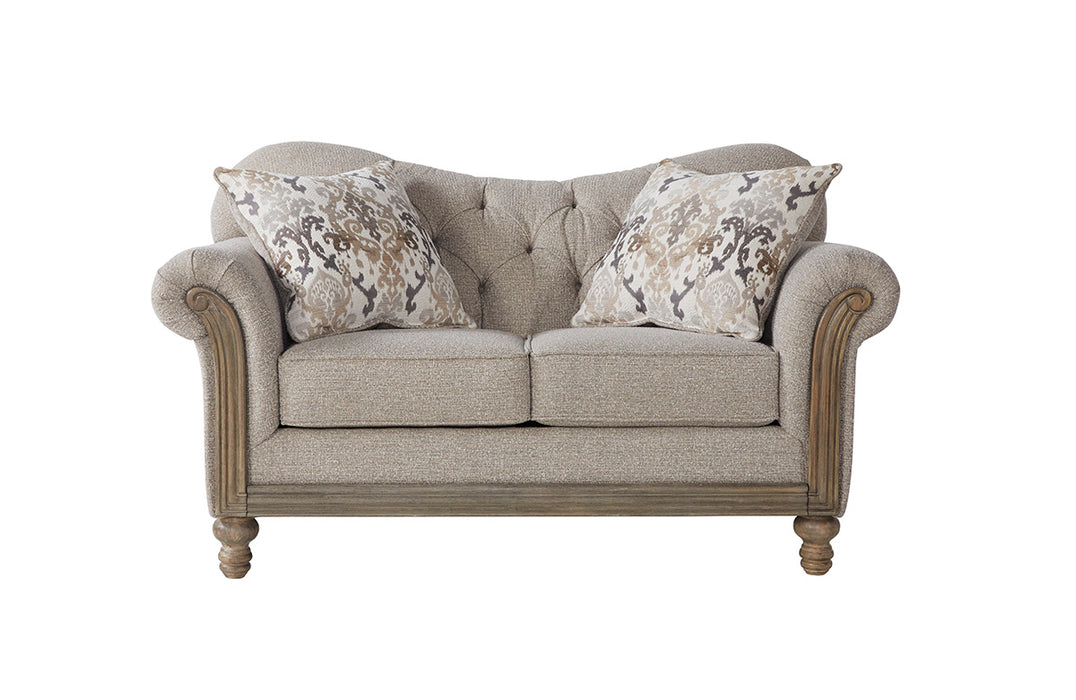 8725 Sandstone Oyster Sofa and Loveseat Set