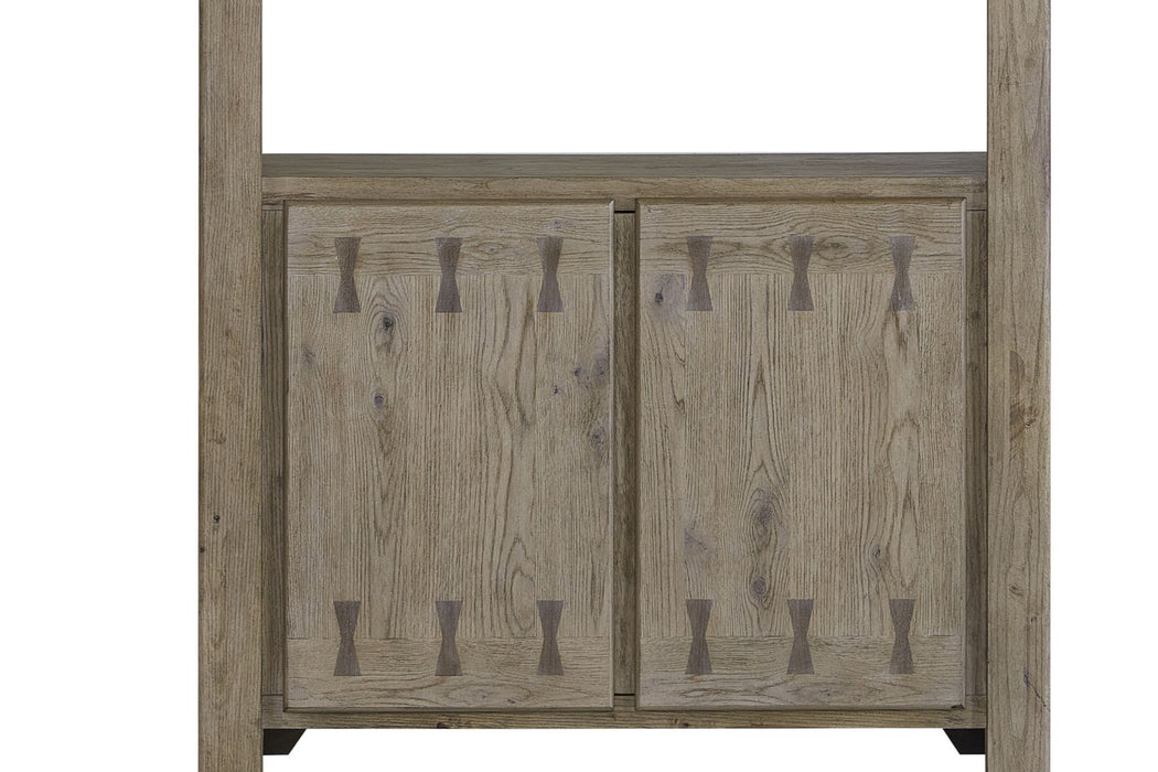 Pagosa - Bowtie Bookcase - English Knotty Oak