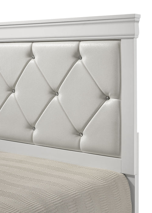 Amalia - King 4 Piece Bedroom Set - White