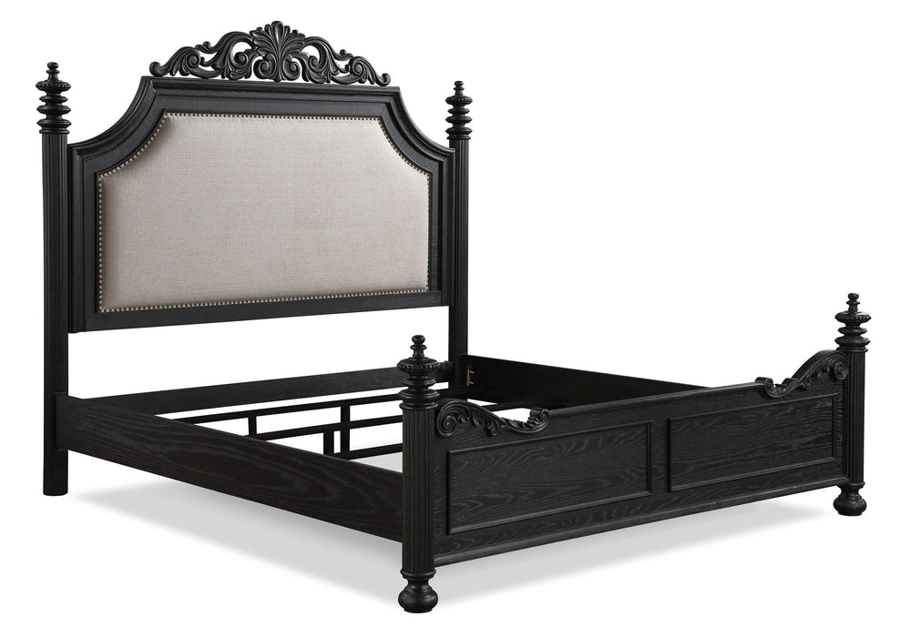 Kingsbury - King 4 Piece Bedroom Set - Black