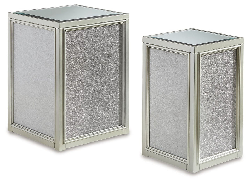 Traleena - Nesting End Tables (Set of 2) - Silver Finish