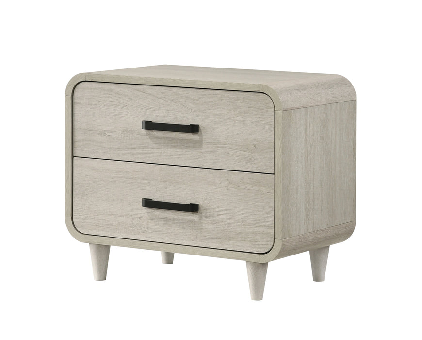 Nyomi Night Stand - Light Brown or Whitewash