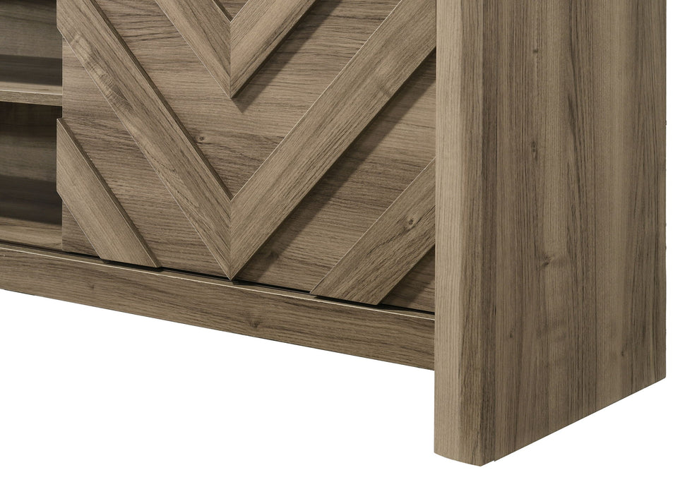 Valor - TV Stand - Light Brown