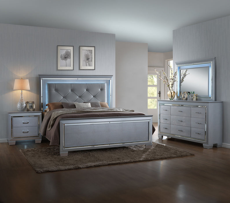 Lillian - Queen 3 Piece Bedroom Set - Gray