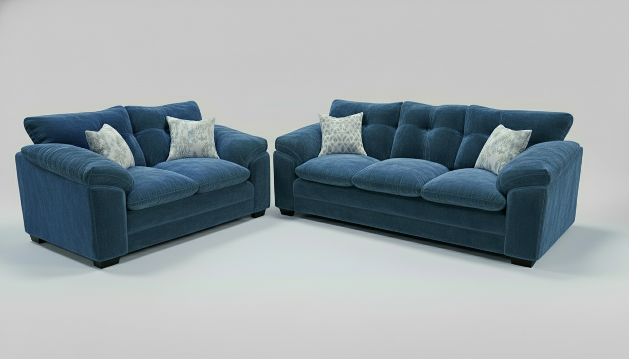 9300 Sofa and Loveseat set by L&A