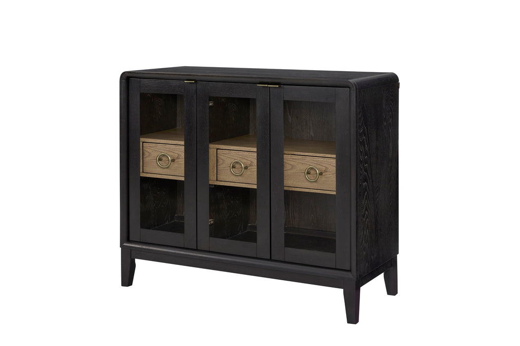 Elure - Glass Door Server - Peppercorn