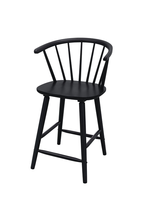 Janna - Counter Height Stool (Set of 2) - Black