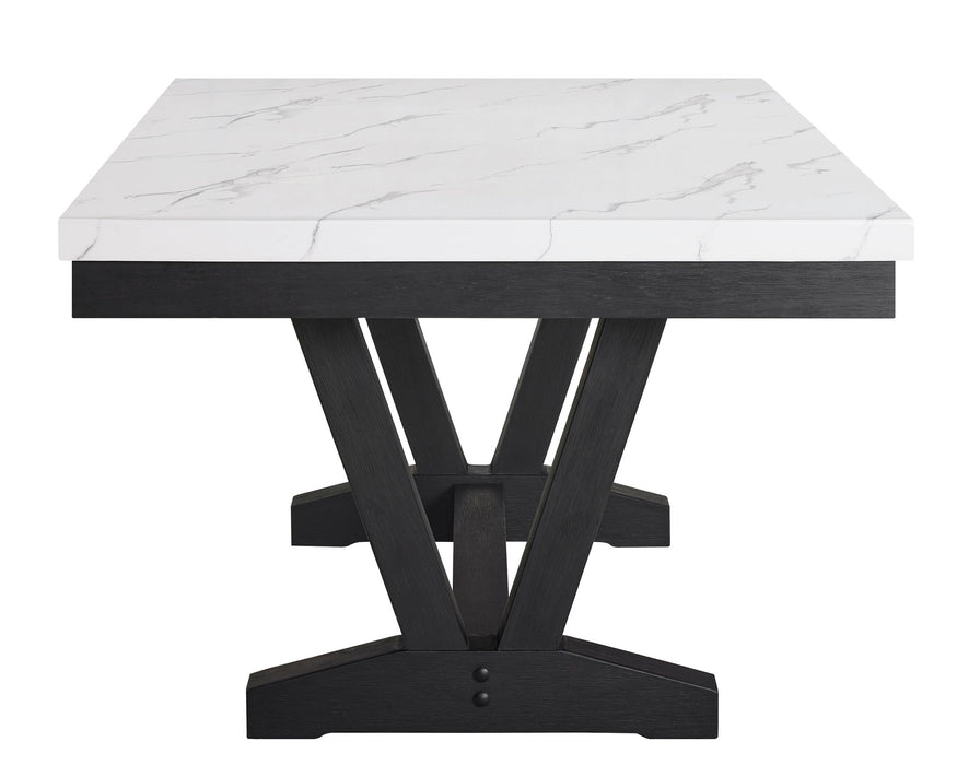 Vance - 5 Piece Dining Room Set - Charcoal / Gray