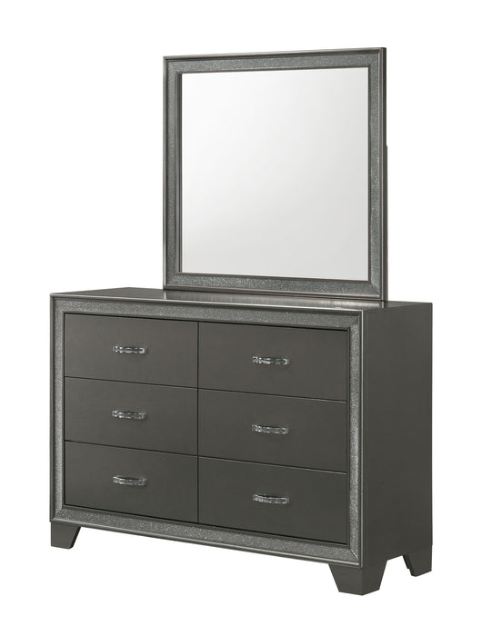 Kaia - Queen 4 Piece Bedroom Set - Dark Gray