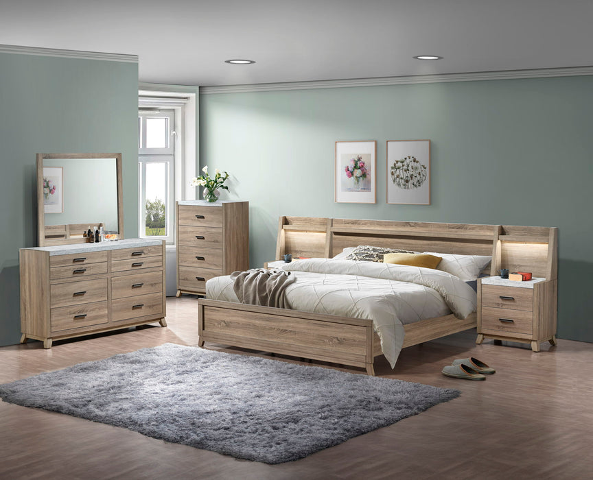 Tilston - Queen 4 Piece Bedroom Set - Natural