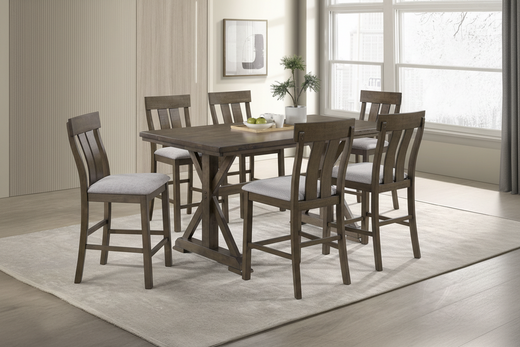 Lloyd Counter Height Dining Room Set - Brown