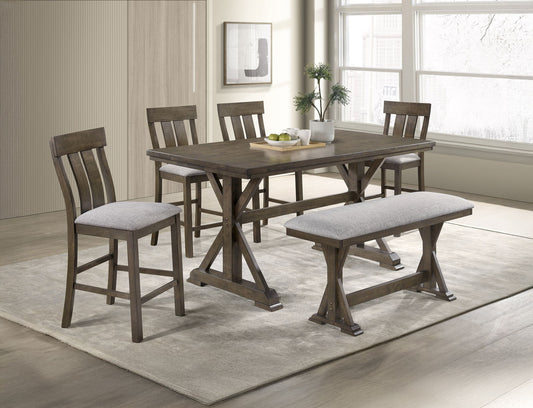 Lloyd Counter Height Dining Room Set - Brown