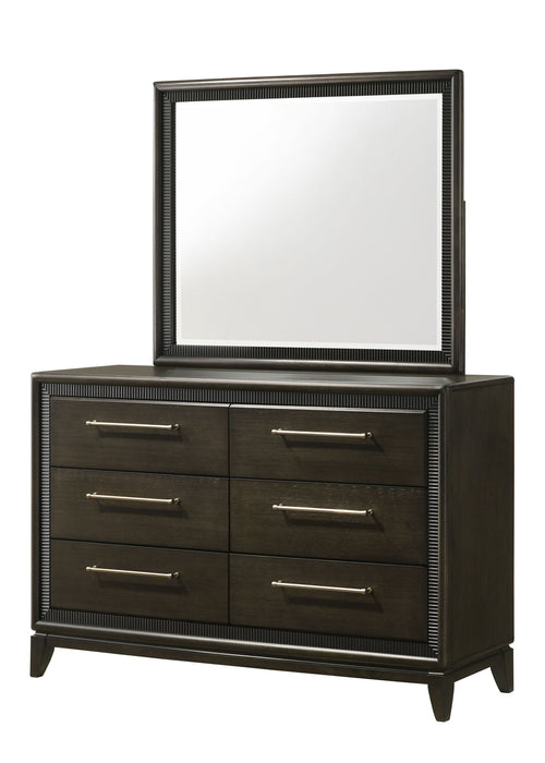 Saratoga - Dresser And Mirror - Black