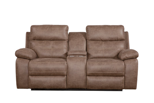 Atlas or Atlas Stone Power Reclining Console Love Seat