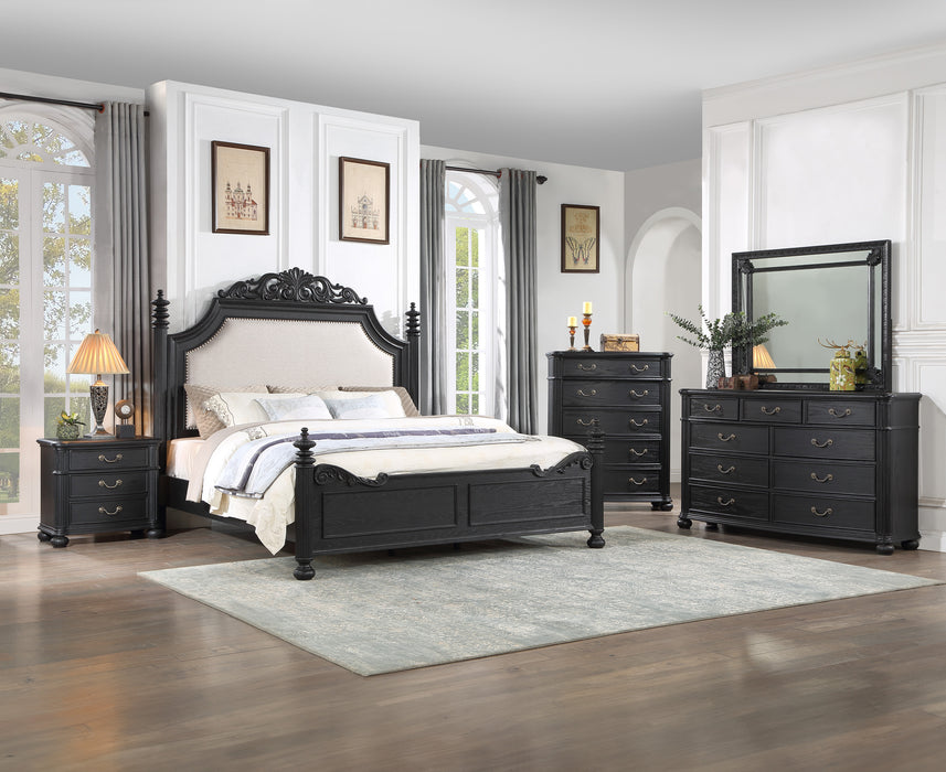 Kingsbury - Nightstand - Black