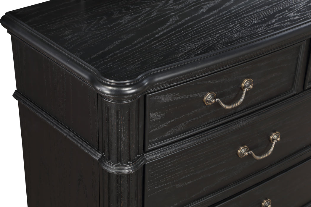 Kingsbury - Dresser And Mirror - Black
