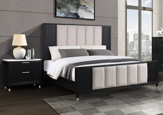 Kara - Queen Bed - Black