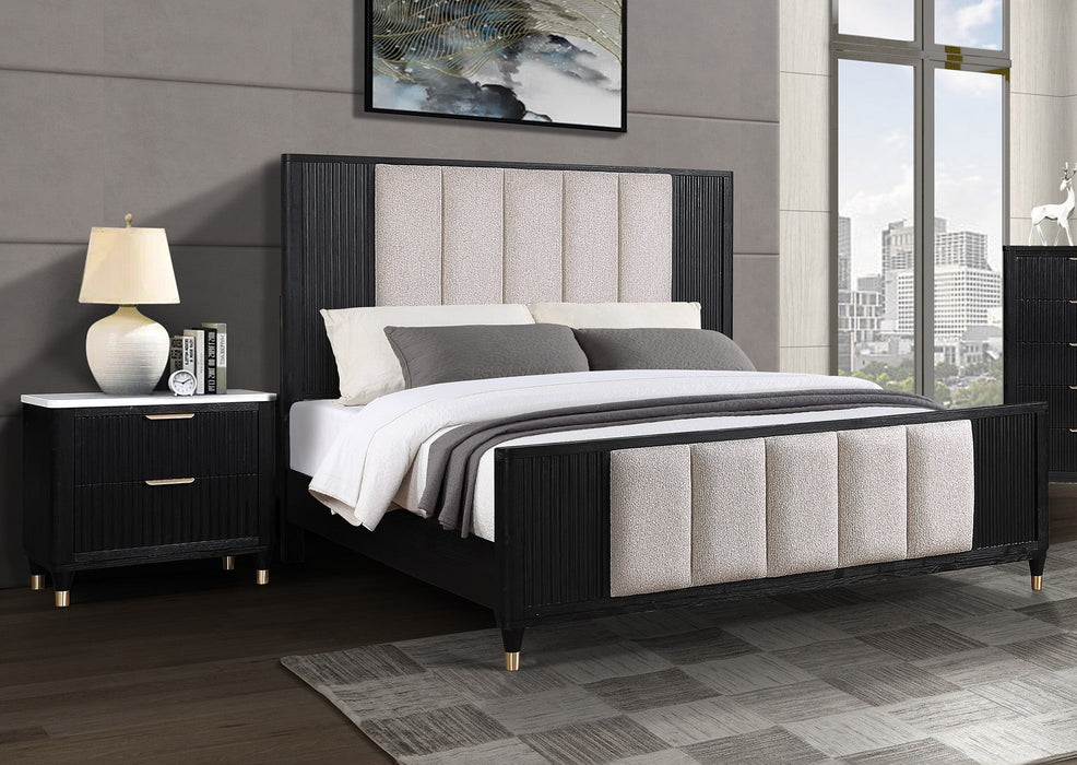 Kara - Nightstand - Black