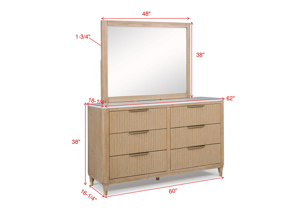 Kara - Dresser - Cerused Natural